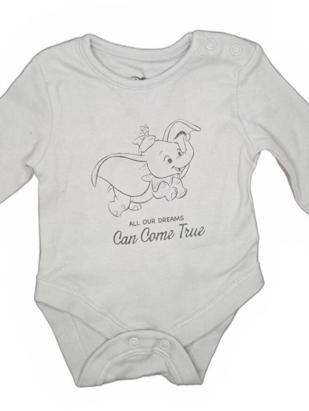 Disney Baby Dumbo Quilted Jacket and Bodysuit Set image 3